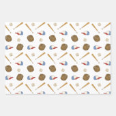 Feuille De Papier Cadeau Rookie de l'année Nostalgic Baseball cadeau envelo (Devant 2)