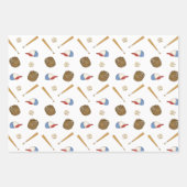 Feuille De Papier Cadeau Rookie de l'année Nostalgic Baseball cadeau envelo (Devant)