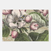 Feuille De Papier Cadeau Rooster Garden Flower Papillon Art (Devant 2)