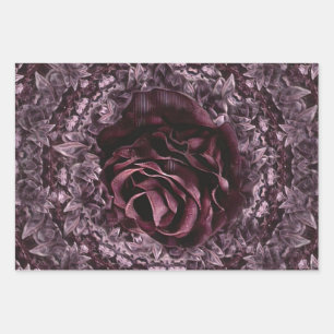 Feuille De Papier Cadeau Rosace Mandala 