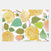 FEUILLE DE PAPIER CADEAU ROSE 9 (Devant 3)