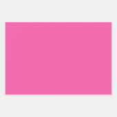 Feuille De Papier Cadeau Rose chaud clair clair (Devant)