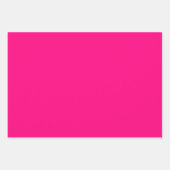 Feuille De Papier Cadeau Rose clair framboise rose 3 tons (Devant)