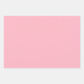 Feuille De Papier Cadeau Rose de Cerisier Uni (Devant 2)