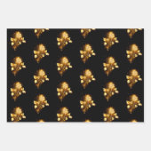 Feuille De Papier Cadeau Rose d'or ( rose d'or ) (Devant 3)