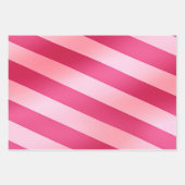 Feuille De Papier Cadeau Rose élégant et tons métallisés (Devant 2)