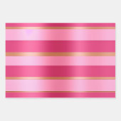 Feuille De Papier Cadeau Rose et or blush tendance (Devant 3)