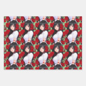 Feuille De Papier Cadeau Rose Girl Anime (Devant 2)