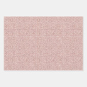 Feuille De Papier Cadeau Rose Gold Pailleté (Devant 3)