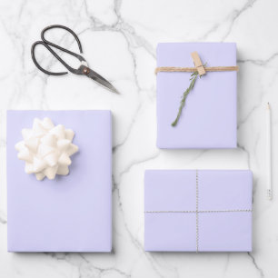 Feuille De Papier Cadeau Rose Lavande Pâle Douce Couleur Uni Pastel Blanc