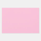 Feuille De Papier Cadeau Rose pastel (Devant 2)