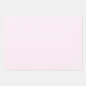 Feuille De Papier Cadeau Rose pastel uni  (Devant)