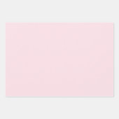 Feuille De Papier Cadeau Rose pastel uni  (Devant)