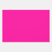 Feuille De Papier Cadeau Rose perse solide rose profond (Devant 3)