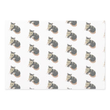 Rose Possum Opossum Enveloppement Cadeau Floral