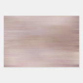 Feuille De Papier Cadeau Rose romantique Blush Rose Blanche dentelle Mariag (Devant 2)