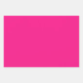 Feuille De Papier Cadeau Rose uni assoré (Devant)