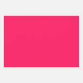 Feuille De Papier Cadeau rose, violet et orange (Devant 3)