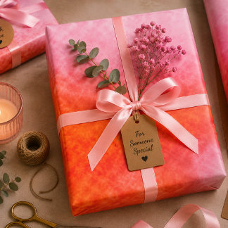 Feuille De Papier Cadeau Roseflare