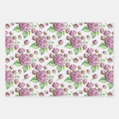 Feuille De Papier Cadeau Rosehip Camellia & Peony Flowers (Devant 2)