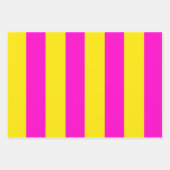 Feuille De Papier Cadeau Roses Chaudes Et Jaunes Canaries (Devant 3)