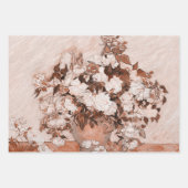 Feuille De Papier Cadeau Roses par Vincent Van Gogh, Decoupage (Devant 3)