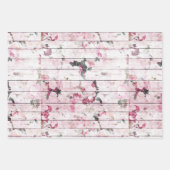 Feuille De Papier Cadeau Roses roses roses roses Chic (Devant 2)