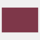 Feuille De Papier Cadeau Roses rouges sur noir. (Devant 2)