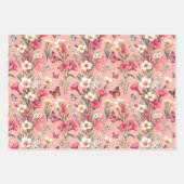 Feuille De Papier Cadeau Rosy Bloomscape 3 (Devant 3)