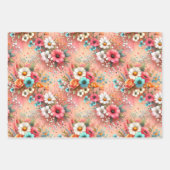 Feuille De Papier Cadeau Rosy Bloomscape 3 (Devant)