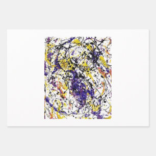 Feuille De Papier Cadeau Rothko ou Pollock v12 par Unknown