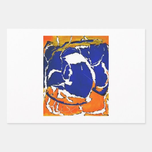 Feuille De Papier Cadeau Rothko ou Pollock v4 par Unknown (Devant)