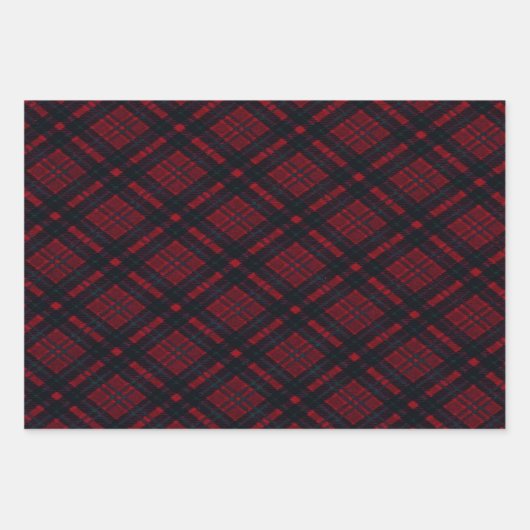 Feuille De Papier Cadeau Rouge (Devant)