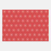 Feuille De Papier Cadeau Rouge| Blanc| Noël (Devant)