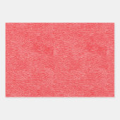 Feuille De Papier Cadeau Rouge, Bleu et Blanc main moderne Simple (Devant 3)