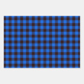 Feuille De Papier Cadeau Rouge Bleu Vert Buffle Plaid Motif vérifié (Devant 2)