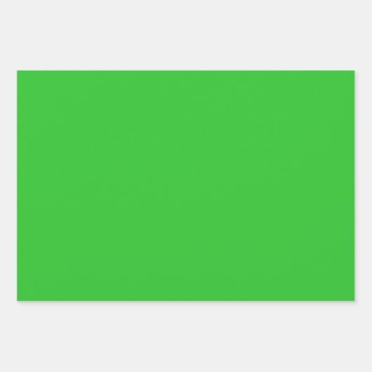 Feuille De Papier Cadeau Rouge, jaune et vert citron vert (Devant 3)