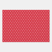 Feuille De Papier Cadeau Rouge rustique et Black Watch Joyeux Noël (Devant 3)