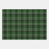 Feuille De Papier Cadeau Rouge vert blanc et noir (Devant 2)