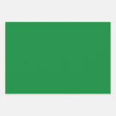 Feuille De Papier Cadeau Rouge & Vert Noël Holly Coordonné (Devant 2)