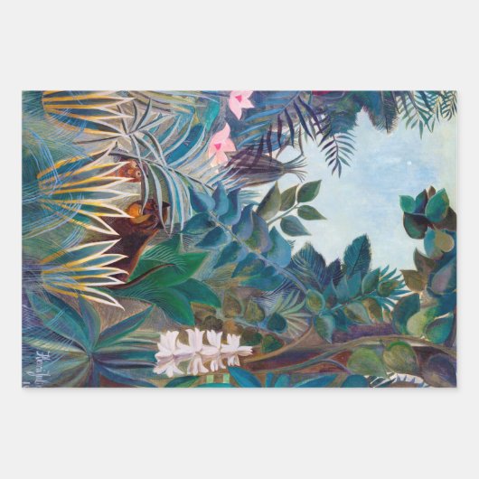 Feuille De Papier Cadeau Rousseau (Devant 2)