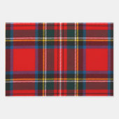 Feuille De Papier Cadeau Royal Stewart Red Plaid (Devant 3)