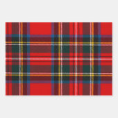 Feuille De Papier Cadeau Royal Stewart Red Plaid (Devant)