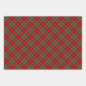Feuille De Papier Cadeau Royal Stewart Tartan (Devant 2)