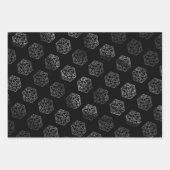 Feuille De Papier Cadeau RPG Dice | Retro Old School Tabletop Roleplayer (Devant)