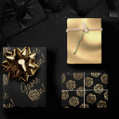 Feuille De Papier Cadeau RPG Game On | Gold Tabletop PnP Role Player Dice