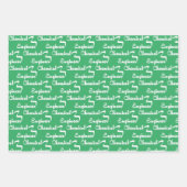 Feuille De Papier Cadeau Ruban de l'ingénieur chimique (Devant 3)