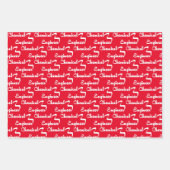 Feuille De Papier Cadeau Ruban de l'ingénieur chimique (Devant 2)