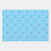 Feuille De Papier Cadeau Ruban de l'ingénieur chimique (Devant)