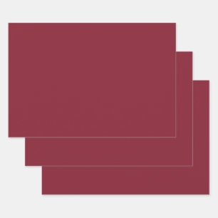 Feuille De Papier Cadeau Rubis antique (couleur solide)